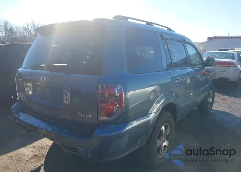 2007 Honda Pilot Ex-L from USA, damaged, VIN 2HKYF18537H525090